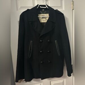 Burberry Men's Navy Peacoat
